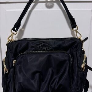 MZ Wallace NY Small Chelsea Crossbody in black & gold hardware